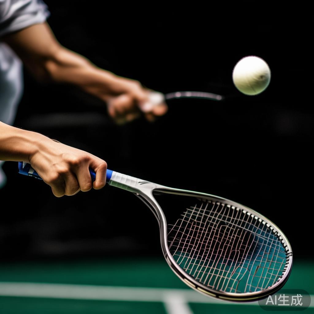 使用这款羽毛球拍，运动员能明显感受到出色的控制感。