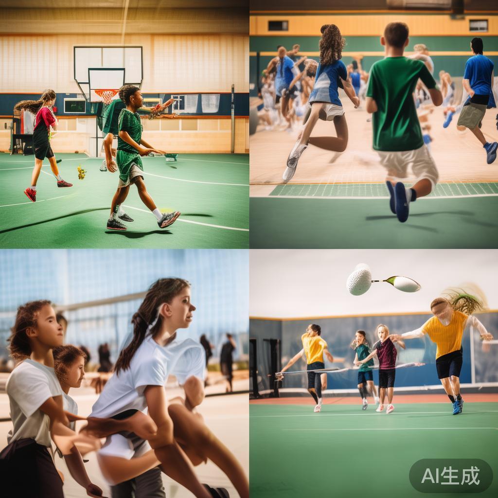 博雅体育队助力学生全面发展与素质提升的多元路径 除了传统的篮球、足球等运动外,学校还积极引入如羽毛