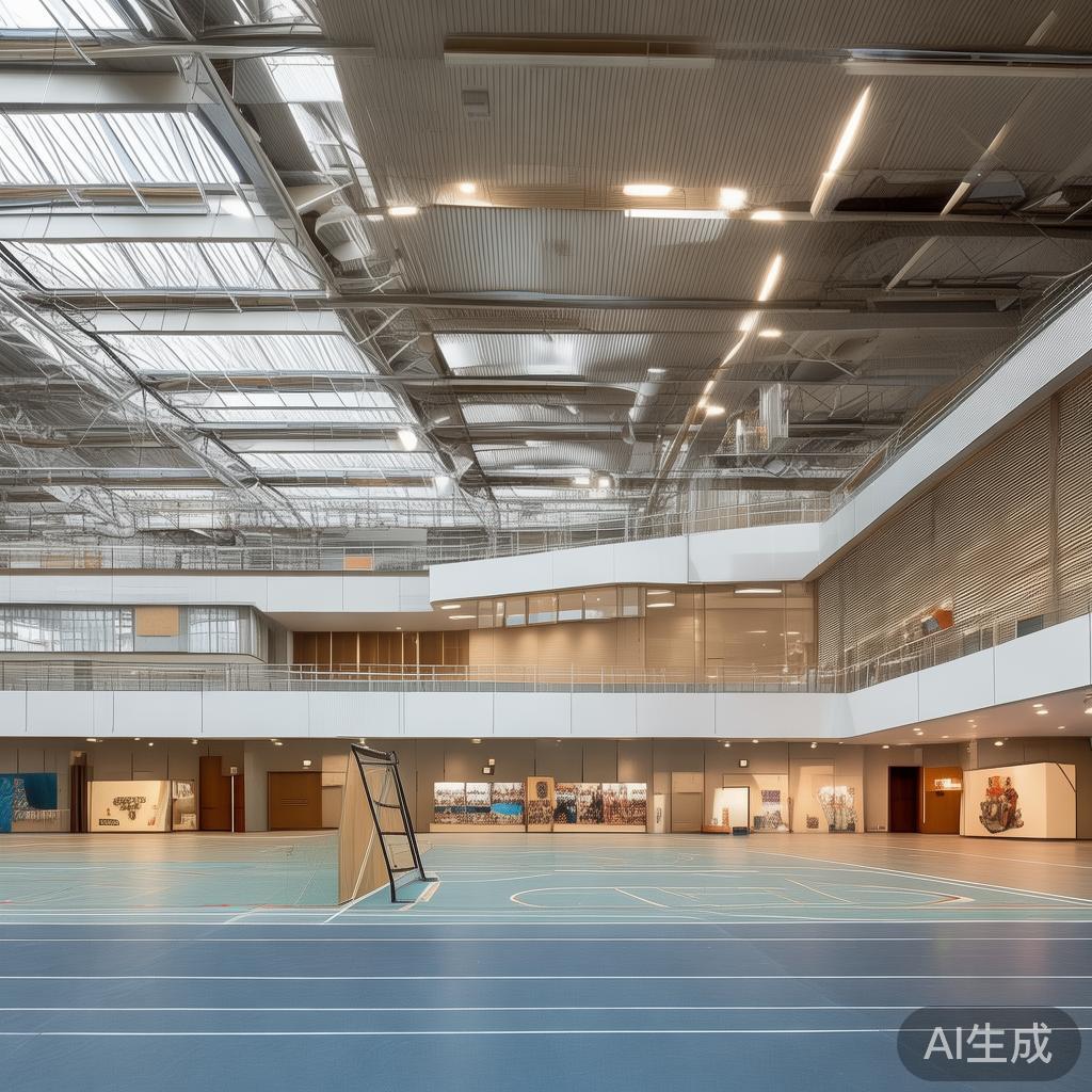 关于博雅公司在体育中心的实际运营与存在情况的全面调查 在实际建设中,体育中心的空间布局体现了“博雅”理念